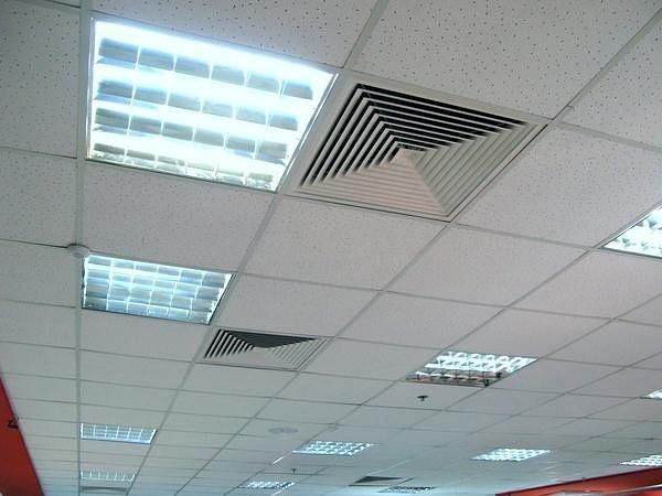 Ventilación de techos: tensado, suspendido, rack