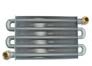 A copper tube heat exchanger with brazed plates is an essential element of modern heating boilers