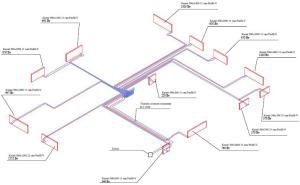 An example of a radiant heating circuit