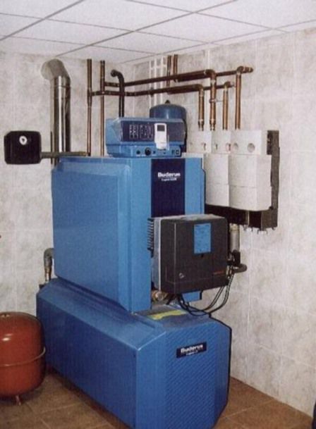 An example of installing a boiler on diesel fuel