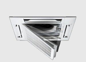 interne module van een cassette-splitsysteem met een gemakkelijk te openen rooster