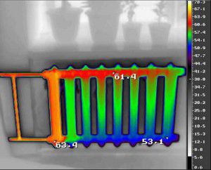 Thermogram as one of the ways to detect air congestion