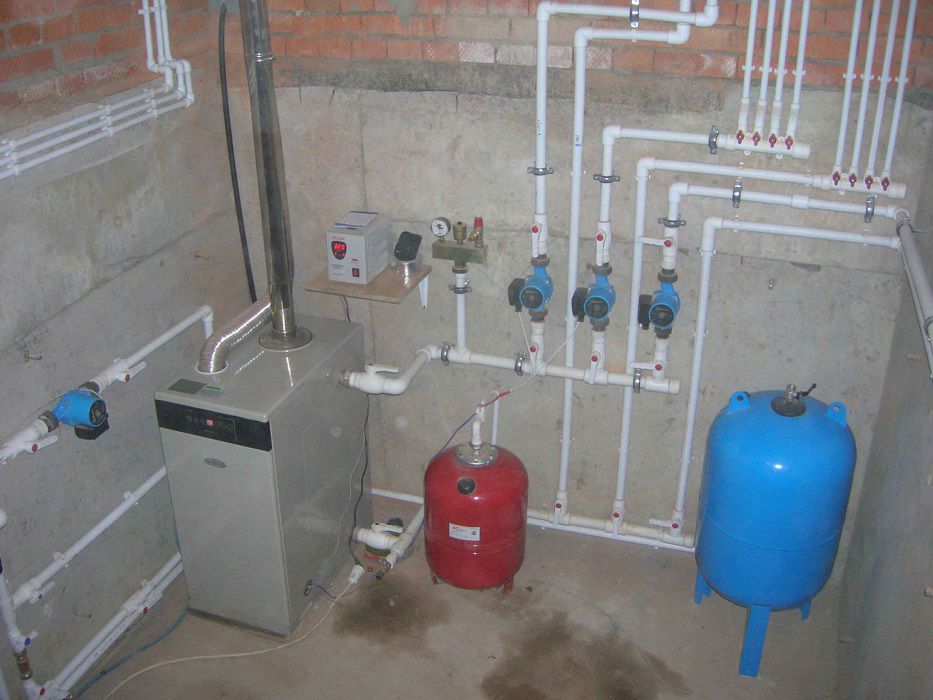 Heating using polypropylene pipes