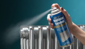 Spray paint for radiators