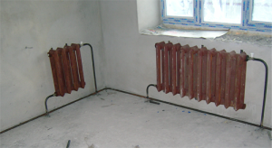 Heating from metal pipes