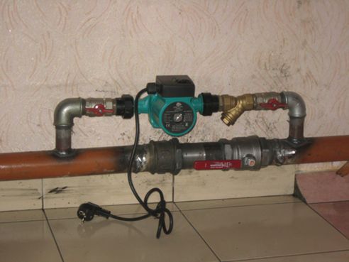 Correct pump installation