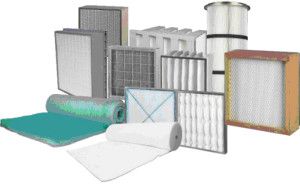 diverse filters voor ventilatie