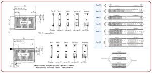 Types of panel radiators for hot water heating