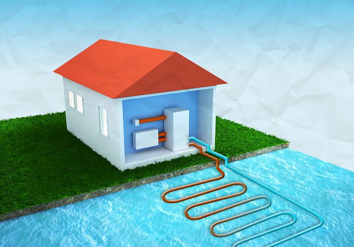 Heat pump water-to-water