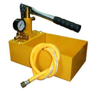 Mechanical pump for heating pressure testing