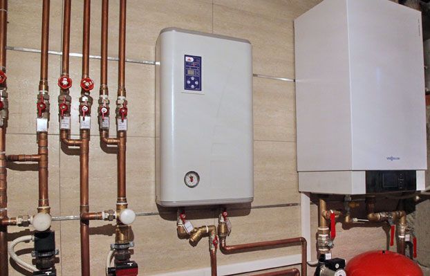 Electric boiler in heating