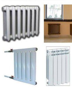 Types of heating radiators