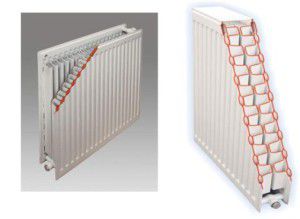 Construction of steel radiators