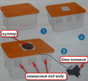 Construcción simple de un humidificador casero.