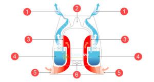 Dispositivo humidificador tradicional